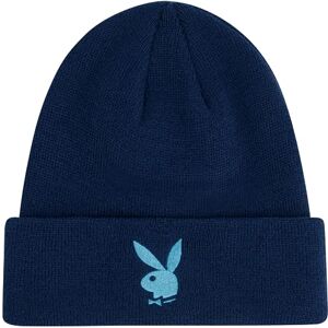 Concept One Playboy Beanie Hat, Cuffed Knit Winter Cap with Logo, Navy, One Size Concept One Playboy Beanie Hat, Cuffed Knit Winter Cap with Logo, Navy, One Size