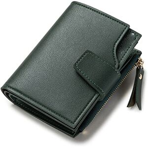 ZXSXDSAX Wallet for Women Solid Color Women Short Wallet Short Zipper Wallet Money Bag Leather Coin Purse Ladies Wallet Female Hasp Mini Clutch for Girl(Color:Green) ZXSXDSAX Wallet for Women Solid Color Women Short Wallet Short Zipper Wallet Money Bag Leather Coin Purse Ladies Wallet Female Hasp Mini Clutch for Girl(Color:Green)