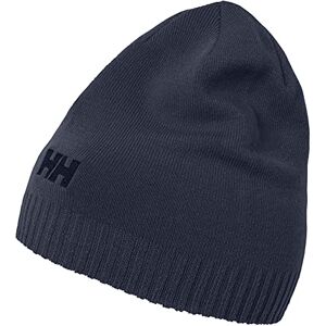 Helly Hansen Unisex Brand Beanie, Navy, STD Helly Hansen Unisex Brand Beanie, Navy, STD