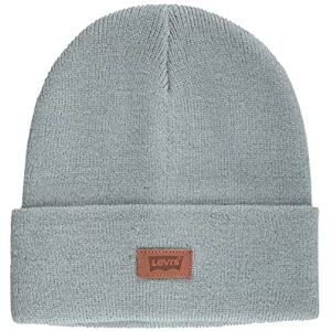 Levi's Unisex-Adult Classic Knit Cuffed All Season Beanie Hat, Seafoam Solid, One Size Levi's Unisex-Adult Classic Knit Cuffed All Season Beanie Hat, Seafoam Solid, One Size