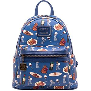 Loungefly Disney Pixar Ratatouille Remy and Emile Allover Print Women's Double Strap Shoulder Bag Purse, Multicolor Loungefly Disney Pixar Ratatouille Remy and Emile Allover Print Women's Double Strap Shoulder Bag Purse, Multicolor