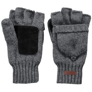 Barts Haakon Bumgloves Folding Mittens, Grey (Charcoal 0021), S-M Barts Haakon Bumgloves Folding Mittens, Grey (Charcoal 0021), S-M