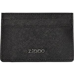 Zippo Purse/Wallet for Women and Men, Saffiano Leather, Black, with RFID Protection, Money Clip, For Cards and Notes Zippo Purse/Wallet for Women and Men, Saffiano Leather, Black, with RFID Protection, Money Clip, For Cards and Notes