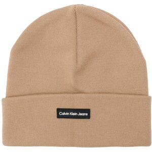Calvin Klein Jeans Men's INST Patch Beanie K50K512142, Beige (Travertine), OS Calvin Klein Jeans Men's INST Patch Beanie K50K512142, Beige (Travertine), OS