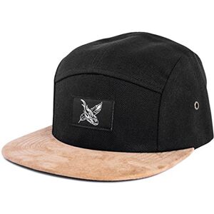 Blackskies ® Port Fairy 5-Panel Cap Faux Suede Brim Unisex Black Baseball Cap Men Women Cap Streetwear Outdoor Summer Casual Blackskies ® Port Fairy 5-Panel Cap Faux Suede Brim Unisex Black Baseball Cap Men Women Cap Streetwear Outdoor Summer Casual