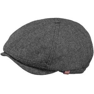 Barts Mens Jamaica Wool Blend Adjustable Newsboy Flat Cap Dark Heather Barts Mens Jamaica Wool Blend Adjustable Newsboy Flat Cap Dark Heather