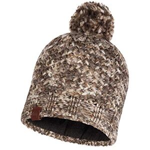 Buff Men Margo Knitted and Band Polar Fleece Hat Taupe Brown, Adult Buff Men Margo Knitted and Band Polar Fleece Hat Taupe Brown, Adult