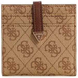 GUESS Women's Laurel Tab Card Case, Wallet, Latte Logo, One Size GUESS Women's Laurel Tab Card Case, Wallet, Latte Logo, One Size