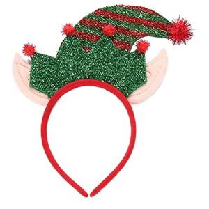 LIGSLN Christmas Elf Headband With Ear Christmas Elf Ear Hair Band Christmas Hat Hair Hoop Christmas Headwear LIGSLN Christmas Elf Headband With Ear Christmas Elf Ear Hair Band Christmas Hat Hair Hoop Christmas Headwear