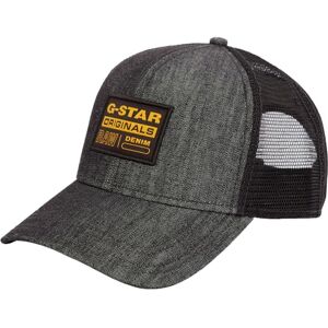 G-STAR Men's Denim Embro Baseball Trucker Cap, Blue (rinsed D21247-D540-082), PC G-STAR Men's Denim Embro Baseball Trucker Cap, Blue (rinsed D21247-D540-082), PC