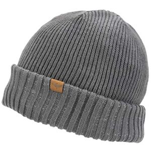 SEALSKINZ Bacton Unisex Waterproof Cold Weather Roll Cuff Beanie Hat Everyday Use & Outdoor Activity Three-Layer Insulation Technology Microfleece Lining Grey SEALSKINZ Bacton Unisex Waterproof Cold Weather Roll Cuff Beanie Hat Everyday Use & Outdoor Activity Three-Layer Insulation Technology Microfleece Lining Grey