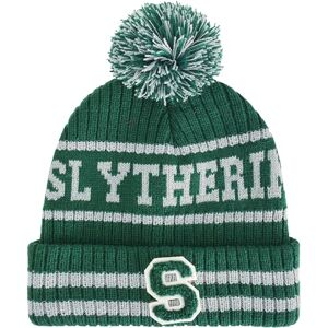 Concept One Harry Potter Beanie Hat, Hogwarts Collegiate Winter Knit Cap with Cuff and Pom, Slytherin, One Size Concept One Harry Potter Beanie Hat, Hogwarts Collegiate Winter Knit Cap with Cuff and Pom, Slytherin, One Size