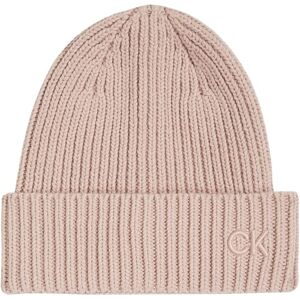 Calvin Klein Women's Cotton Rib Knitted Beanie Hat, Grey (Shadow Gray), One Size Calvin Klein Women's Cotton Rib Knitted Beanie Hat, Grey (Shadow Gray), One Size