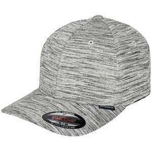 Flexfit Hat Stripes Melange black/h.grey, S/M Flexfit Hat Stripes Melange black/h.grey, S/M