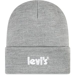 Levi's Kids LAN Poster Logo Beanie 9A8513 Hat, Dark Grey Heather, One Size Levi's Kids LAN Poster Logo Beanie 9A8513 Hat, Dark Grey Heather, One Size