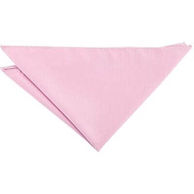 DQT Mens Plain Twill Pocket Square Wedding, Business & Formal Suit Handkerchief Baby Pink DQT Mens Plain Twill Pocket Square Wedding, Business & Formal Suit Handkerchief Baby Pink