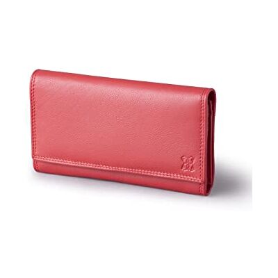 Lakeland Leather Real Leather Large Purse in Red Lakeland Leather Real Leather Large Purse in Red