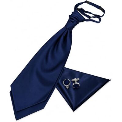 DQT Mens Plain Satin Cravat, Hanky & Cufflinks 3pc Self-Tie & Pre-Tied Plain satin 3pc set available in 30+ colours with self-tie or pre-tied styles, ideal for weddings, proms & formal occasions. DQT Mens Plain Satin Cravat, Hanky & Cufflinks 3pc Self-Tie & Pre-Tied Plain satin 3pc set available in 30+ colours with self-tie or pre-tied styles, ideal for weddings, proms & formal occasions.