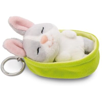 Nici 49982 Sleeping Pets Keyring - Gray Rabbit Nici 49982 Sleeping Pets Keyring - Gray Rabbit