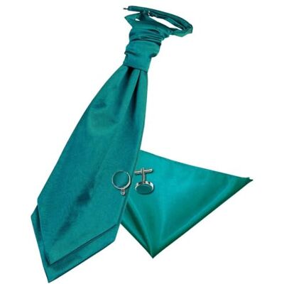 DQT Mens Plain Satin Cravat, Hanky & Cufflinks 3pc Self-Tie & Pre-Tied Plain satin 3pc set available in 30+ colours with self-tie or pre-tied styles, ideal for weddings, proms & formal occasions. DQT Mens Plain Satin Cravat, Hanky & Cufflinks 3pc Self-Tie & Pre-Tied Plain satin 3pc set available in 30+ colours with self-tie or pre-tied styles, ideal for weddings, proms & formal occasions.