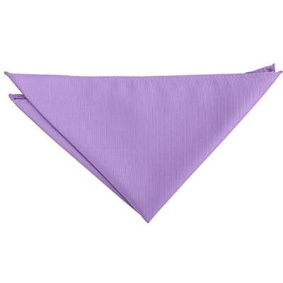 DQT Mens Plain Twill Pocket Square Wedding, Business & Formal Suit Handkerchief Lilac DQT Mens Plain Twill Pocket Square Wedding, Business & Formal Suit Handkerchief Lilac