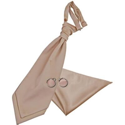DQT Mens Plain Satin Cravat, Hanky & Cufflinks 3pc Self-Tie & Pre-Tied Plain satin 3pc set available in 30+ colours with self-tie or pre-tied styles, ideal for weddings, proms & formal occasions. DQT Mens Plain Satin Cravat, Hanky & Cufflinks 3pc Self-Tie & Pre-Tied Plain satin 3pc set available in 30+ colours with self-tie or pre-tied styles, ideal for weddings, proms & formal occasions.