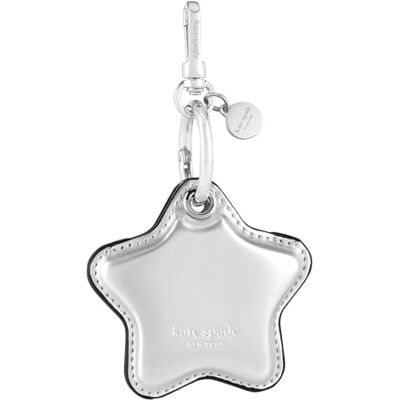 Kate Spade New York AirTag Charm Keychain Star-Shaped AirTag Holder with Luxe Ring Clip for Bags, Luggage, Keys, and More Kate Spade New York AirTag Charm Keychain Star-Shaped AirTag Holder with Luxe Ring Clip for Bags, Luggage, Keys, and More