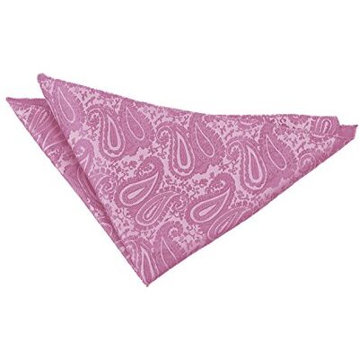 DQT Mens Paisley Floral Jacquard Pocket Square Wedding, Business & Formal Suit Handkerchief Baby Pink DQT Mens Paisley Floral Jacquard Pocket Square Wedding, Business & Formal Suit Handkerchief Baby Pink