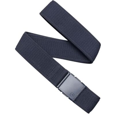 Arcade Belt Atlas A2 Elastic Stretch Belt: Heavy Duty Elastic Webbing, Non-Metal Travel Friendly Buckle Navy, One Size Arcade Belt Atlas A2 Elastic Stretch Belt: Heavy Duty Elastic Webbing, Non-Metal Travel Friendly Buckle Navy, One Size
