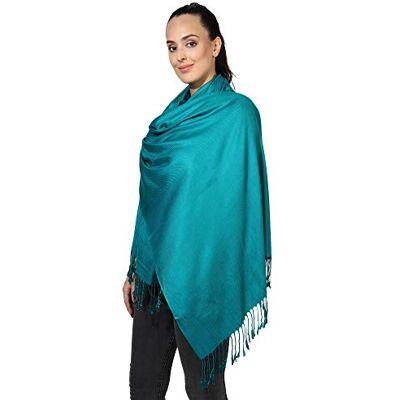 World of Shawls Pashmina Style All Seasons Handcrafted Wrap Shawl Stole Scarf World of Shawls Pashmina Style All Seasons Handcrafted Wrap Shawl Stole Scarf