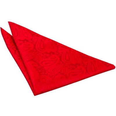 DQT Mens Paisley Floral Jacquard Pocket Square Wedding, Business & Formal Suit Handkerchief Red DQT Mens Paisley Floral Jacquard Pocket Square Wedding, Business & Formal Suit Handkerchief Red