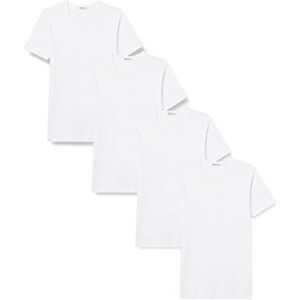 Eminence Men's Promo Classiques Vest, White (Blanc/Blanc/Blanc/Blanc 0001), X-Large (Manufacturer size: 5),(Pack of 4) Eminence Men's Promo Classiques Vest, White (Blanc/Blanc/Blanc/Blanc 0001), X-Large (Manufacturer size: 5),(Pack of 4)