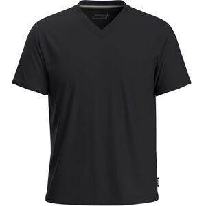 Smartwool Men's Perfect V-Neck Short Sleeve Tee, Black, Medium Smartwool Men's Perfect V-Neck Short Sleeve Tee, Black, Medium