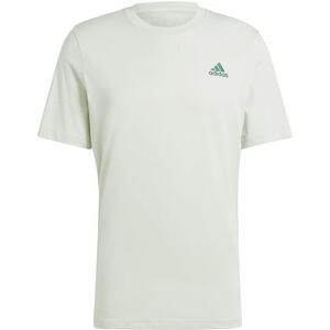 adidas Men's Essentials Single Jersey Embroidered Small Logo Tee, Linen Green, M Tall adidas Men's Essentials Single Jersey Embroidered Small Logo Tee, Linen Green, M Tall