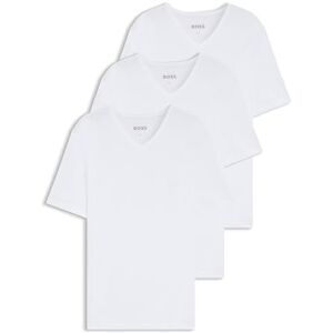 Boss Mens TShirtVN 3P Classic Three-Pack of Cotton-Jersey Underwear T-Shirts with V Neckline Boss Mens TShirtVN 3P Classic Three-Pack of Cotton-Jersey Underwear T-Shirts with V Neckline