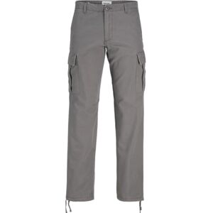 JACK & JONES Mens Cargo Combat Trouser Relaxed Fit Button Fastening Pants for Men UK, Smoked Pearl- 28W / 32L JACK & JONES Mens Cargo Combat Trouser Relaxed Fit Button Fastening Pants for Men UK, Smoked Pearl- 28W / 32L