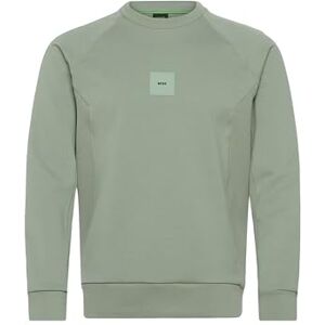 Boss Men's Salbo Rib 10269980 01 Sweatshirt, Open Green357, Boss Men's Salbo Rib 10269980 01 Sweatshirt, Open Green357,
