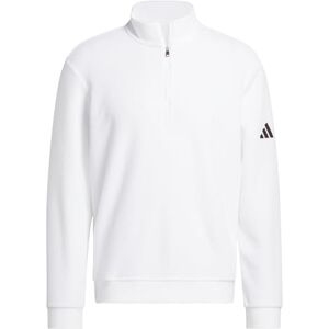 adidas Men's MENS ULTIMATE365 TERRY CLOTH QUARTER ZIP PULLOVER, white, M adidas Men's MENS ULTIMATE365 TERRY CLOTH QUARTER ZIP PULLOVER, white, M