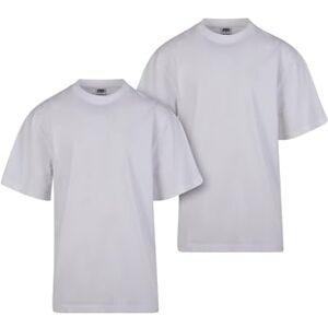 Urban Classics Men's Tb006a-tall Tee 2-Pack T-Shirt, White + White, 3XL Urban Classics Men's Tb006a-tall Tee 2-Pack T-Shirt, White + White, 3XL