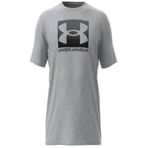 Under Armour UA M Boxed Sports Updated SS Short Sleeve Tops Mod Gray Light Heather/Black Size: XXL Under Armour UA M Boxed Sports Updated SS Short Sleeve Tops Mod Gray Light Heather/Black Size: XXL