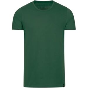 Trigema Men's T-Shirt aus Baumwolle/Elastan, Green (Ivy 072), L Trigema Men's T-Shirt aus Baumwolle/Elastan, Green (Ivy 072), L