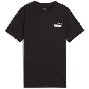 Puma ESS 2 Color Small No. 1 Logo Tee B Black Puma ESS 2 Color Small No. 1 Logo Tee B Black