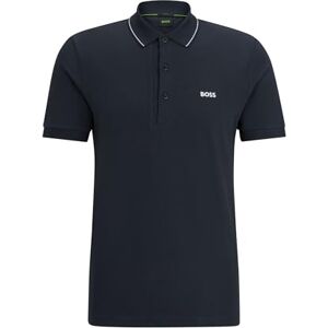Boss Mens Paule 4 Cotton-piqué Slim-fit Polo Shirt with Tonal Logo Boss Mens Paule 4 Cotton-piqué Slim-fit Polo Shirt with Tonal Logo