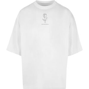 MERCHCODE Men's Mp0007566-spring-Tulip Flower Huge Tee T-Shirt, White, XXL MERCHCODE Men's Mp0007566-spring-Tulip Flower Huge Tee T-Shirt, White, XXL