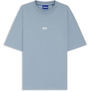Hugo Boss Mens Nalono Logo-Print T-Shirt in Cotton Jersey Hugo Boss Mens Nalono Logo-Print T-Shirt in Cotton Jersey