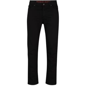 Hugo Boss Mens 634 Tapered-fit Jeans in jaglion-Print Rigid Denim Hugo Boss Mens 634 Tapered-fit Jeans in jaglion-Print Rigid Denim