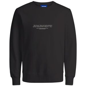 JACK & JONES Men's Jorbronx Sweat Crew FST Sweatshirt, Black, M JACK & JONES Men's Jorbronx Sweat Crew FST Sweatshirt, Black, M