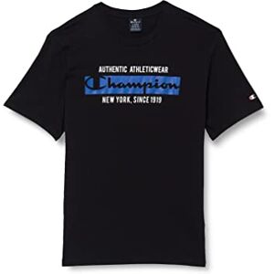 Champion Mens Graphic Shop Authentic T-Shirt, Black, L EU Champion Mens Graphic Shop Authentic T-Shirt, Black, L EU