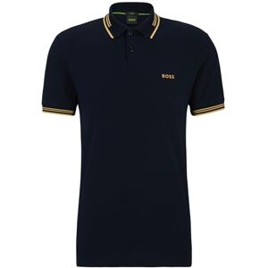 Boss Mens Polo Shirt Polo Shirt Short Sleeve Top Navy/Gold M Boss Mens Polo Shirt Polo Shirt Short Sleeve Top Navy/Gold M