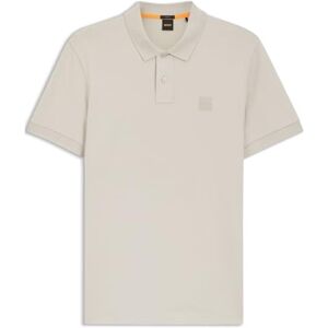 Boss Mens Passenger Polo Shirt Short Sleeve Cotton Light Grey 070 3XL Boss Mens Passenger Polo Shirt Short Sleeve Cotton Light Grey 070 3XL